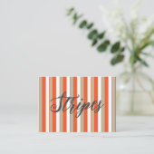 Carte De Visite Gris Gris Orange (Debout devant)
