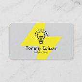 Carte de visite gris minimaliste moderne (Devant)