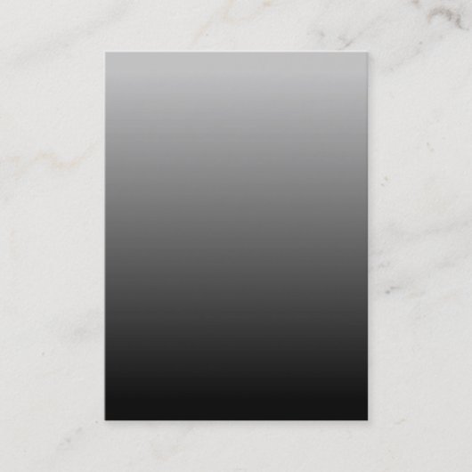 Carte De Visite Gris Noir Ombré (Devant)