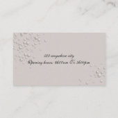 carte de visite gris perle (Dos)