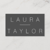 Carte De Visite Gris professionnel (Devant)