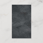 Carte De Visite Gris professionnel moderne simple (Dos)