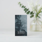 Carte De Visite Gris pur de l'eau de la CHROMATOGRAPHIE GAZEUSE | (Debout devant)