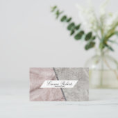 Carte de visite gris rose Seamstress (Debout devant)