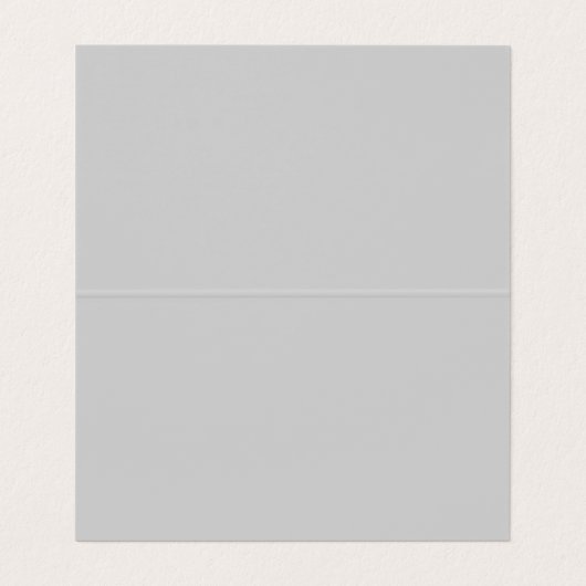 Carte de visite gris script unique chic (Intérieur déplié)