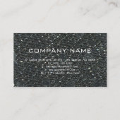 Carte De Visite Gris Silver Design professionnel Moderne Code QR (Dos)
