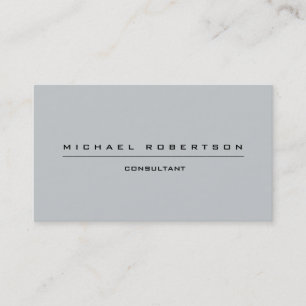 Carte De Visite Gris spécial simple et simple