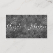 Carte De Visite Gris texturé (Devant)