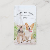 Carte de visite Groomer animal (Devant)