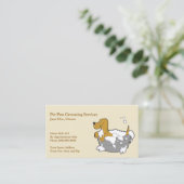 Carte de visite Groomer animal (Debout devant)
