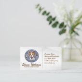 Carte De Visite Groomer | Animaux Services (Debout devant)