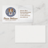 Carte De Visite Groomer | Animaux Services (Devant / Derrière)