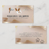 Carte De Visite Groomer | Cute Doggy | Outils pour cheveux (Devant / Derrière)