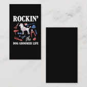 Carte De Visite Groomer de chien Love Love de travail Pet de cisea (Devant / Derrière)