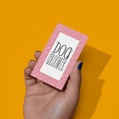 Carte De Visite Groomer de chien simple avec code QR