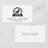 Carte De Visite Groomer de protection animale | Nettoyeur (Devant / Derrière)