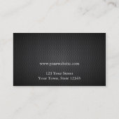 Carte De Visite Groomer d'entraîneur de chien (Dos)