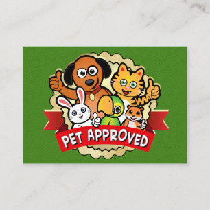 Carte De Visite Groomer, Dog Walker, Vétérinaire, etc.