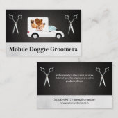 Carte De Visite Groomers de chiens | Véhicule (Devant / Derrière)