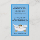 Carte de visite Grooming (Dos)
