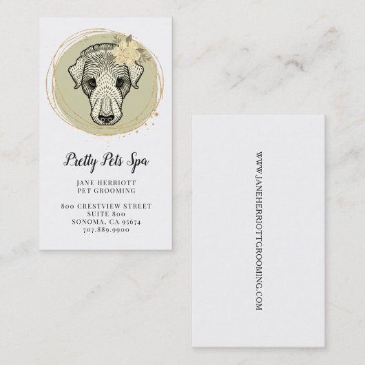Carte De Visite Grooming (Devant / Derrière)