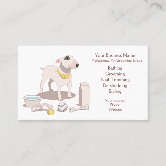 Carte de visite Grooming (Devant)