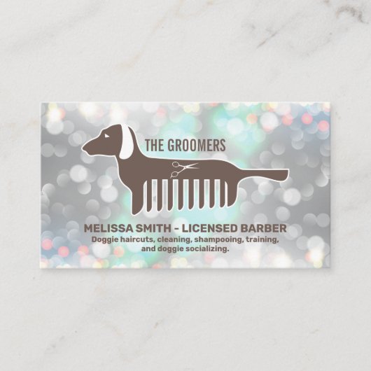 Carte De Visite Grooming | Nettoyeur | Boke (Devant)