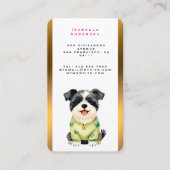 Carte De Visite Grooming Pet Personalized Luxury Trendy Collection (Devant)