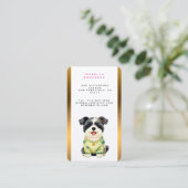 Carte De Visite Grooming Pet Personalized Luxury Trendy Collection (Debout devant)