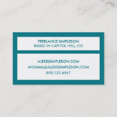 Carte De Visite gros (Dos)