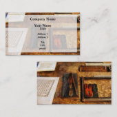 Carte De Visite Gros "A" (Devant / Derrière)