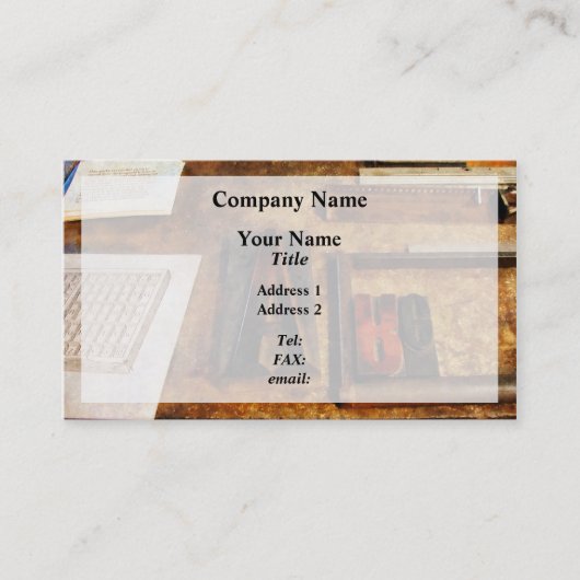 Carte De Visite Gros "A" (Devant)