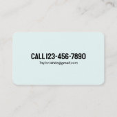 Carte De Visite Grossesse de Doula Midwoman QR (Dos)