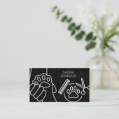 Carte De Visite Grossissement de chien (Debout devant)