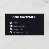 Carte De Visite Grossissement de chien (Dos)