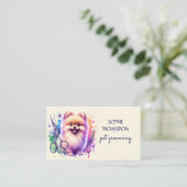 Carte De Visite Grossissement de chiens et d'animaux (Debout devant)