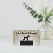 Carte De Visite Grossissement professionnel des animaux (Debout devant)