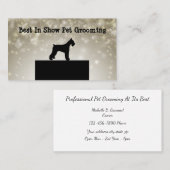 Carte De Visite Grossissement professionnel des animaux (Devant / Derrière)