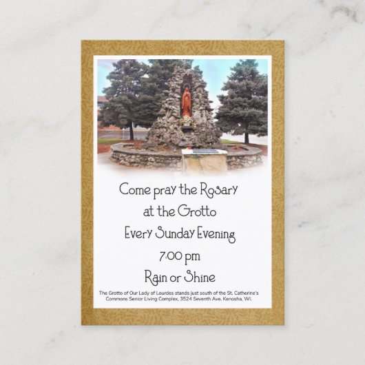 Carte De Visite Grotto (Devant)