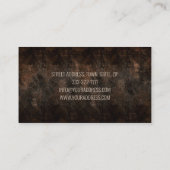 Carte De Visite Groundworks Architecte paysagiste Brown Ground (Dos)