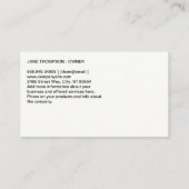 Carte De Visite Group of Dogs | Dog Bone | Pet Care (Dos)