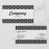 Carte De Visite Groupe Centre - Motif Asanoha (Devant / Derrière)