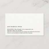 Carte De Visite Groupe de chiens | Protection des animaux | Boutiq (Dos)