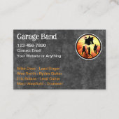 Carte De Visite Groupe de garage Rock N Roll (Devant)