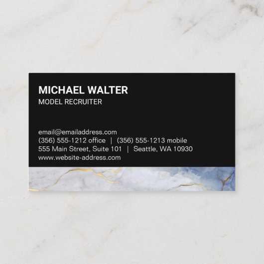 Carte De Visite Groupe de modèles portant des styles de vêtements  (Dos)