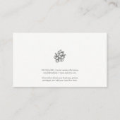 Carte De Visite Groupe de raisins | Verre rouge | Dégustation (Dos)