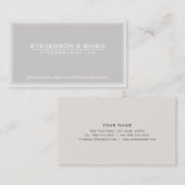 Carte De Visite Groupe gris clair Procureur (Devant / Derrière)