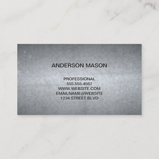 Carte De Visite Groupe Monogramme de luxe | MOTIF ABSTRAIT (Dos)