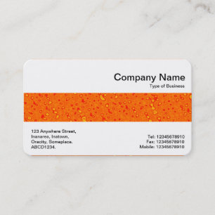 Carte De Visite Groupe moyen - Alien Orange