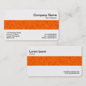 Carte De Visite Groupe moyen - Alien Orange (Devant / Derrière)